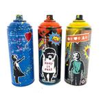 Koen Betjes (1992) - Tribute to Banksy (3 Set) Spraycan’s