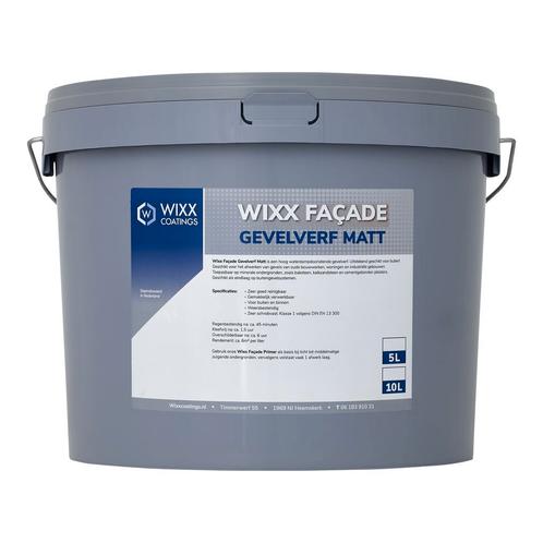 Wixx Façade Gevelverf Matt 5L, Doe-het-zelf en Verbouw, Verf, Beits en Lak, Nieuw, Verzenden