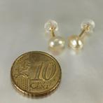 Oorbellen - 18 karaat Geel goud Parel - SSP Keshis Ø5.8x7MM, Sieraden, Tassen en Uiterlijk, Oorbellen, Nieuw