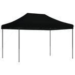 Partytent inklapbaar pop-up 410x279x315 cm zwart, Verzenden, Nieuw, 2 meter of meer, Partytent