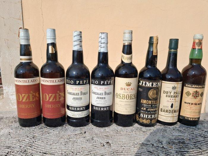 Mixed Sherry incl. Rozes, Gonzalez Byass, Jimenez, Osborne,, Verzamelen, Wijnen
