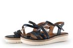 Tamaris Sandalen in maat 40 Blauw, Tamaris, Sandalen of Muiltjes, Zo goed als nieuw, Verzenden