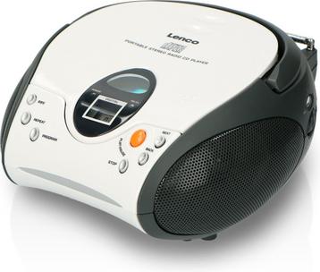 Lenco SCD-24 - Draagbare radio CD speler met AUX-uitgang - W beschikbaar voor biedingen