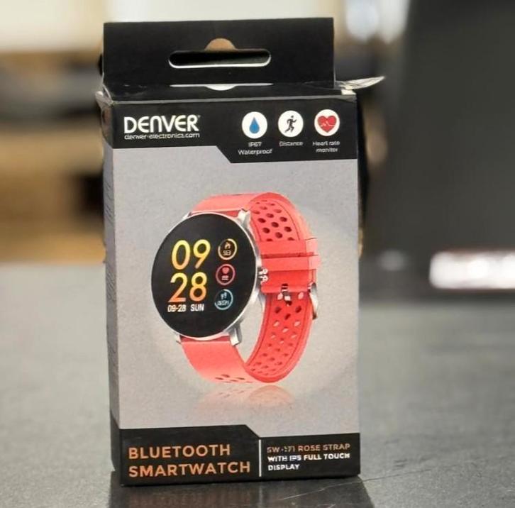 Denver SW171 Smartwatch Bluetooth – Sporthorloge  - Nieuw, Sieraden, Tassen en Uiterlijk, Smartwatches, Nieuw, Ophalen of Verzenden