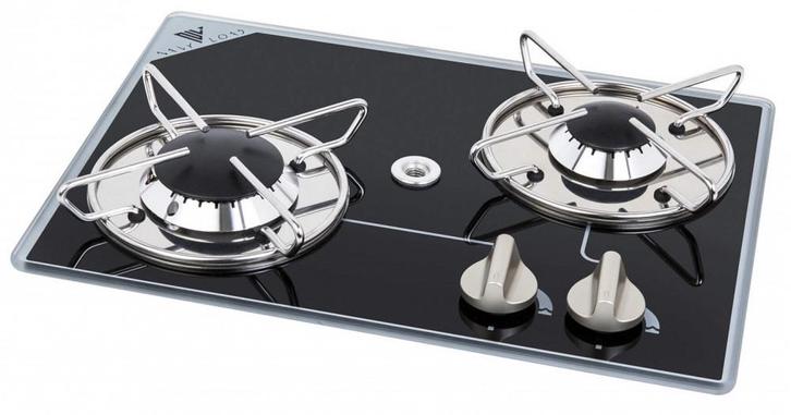 Navy Load Kookplaat 2-Pits 380x280, Caravans en Kamperen, Camper-accessoires, Ophalen of Verzenden