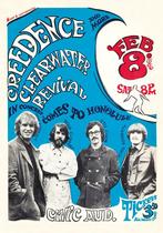 Posters - Poster Creedence Clearwater Revival - Civic Aud, Verzamelen, Verzenden, Zo goed als nieuw