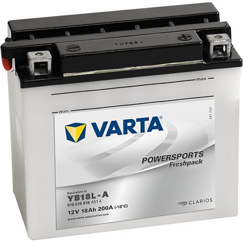 Varta Powersports Freshpack YB18L-A accu | 518 015 018 | 12, Auto-onderdelen, Accu's en Toebehoren, Ophalen of Verzenden