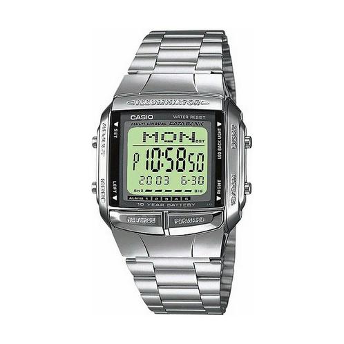 Horloge Heren Casio DATABANK Zilverkleurig (Ø 38 mm), Sieraden, Tassen en Uiterlijk, Zonnebrillen en Brillen | Heren, Verzenden