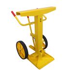 Trailersteun, draagvermogen 40 ton  -  Gele stalen, Verzenden