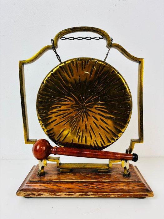 Decoratieve bel - Art deco Amsterdamse school gong -, Antiek en Kunst, Curiosa en Brocante