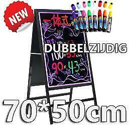 Dubbelzijdig LED schrijfbord 70cm*50cm | 90 functies, Witgoed en Apparatuur, Overige Witgoed en Apparatuur, Verzenden