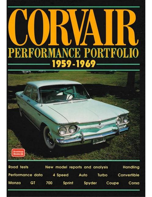 CORVAIR PERFORMANCE PORTFOLIO 1959-1969, Boeken, Auto's | Boeken, Chevrolet