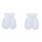 Petit Villain Extra Soft Wit Anti Krabwantje 2 Stuks, Kinderen en Baby's, Babykleding | Overige, Verzenden, Nieuw