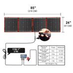 150W 12V Monocrystalline Foldable Solar Panel, Nieuw