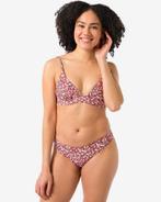 HEMA Damesbikinibroekje rib bloemen multi, Verzenden, Nieuw