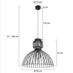 Anne Lighting hanglamp Dunbar 2999ZW Nieuw, Huis en Inrichting, Lampen | Hanglampen, Nieuw, Ophalen of Verzenden, Landelijk, Metaal