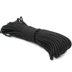 Survival Touw Zwart - Paracord 25 meter, Verzenden, Nieuw
