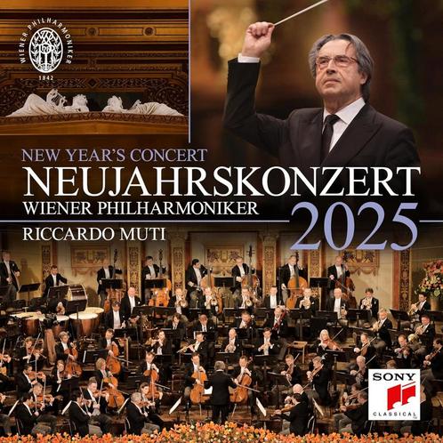 Neujahrskonzert 2025 - Riccardo Muti und Wiener Philharmonik, Cd's en Dvd's, Cd's | Overige Cd's, Ophalen of Verzenden