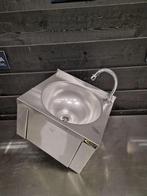 Wasbak | kniebediening | wand model | kraan | 38 cm | RVS, Gebruikt, RVS Meubilair