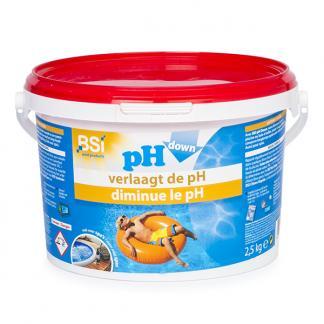 pH verlager | BSI | 2.5 kg (Poeder, pH-), Tuin en Terras, Zwembad-toebehoren, Nieuw, Verzenden