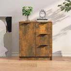 vidaXL Dressoir 60x30x70 cm bewerkt hout gerookt, Huis en Inrichting, Verzenden, Nieuw, 50 tot 100 cm, 25 tot 50 cm