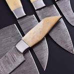 Keukenmes - Chefs knife - Handgemaakt gevouwen staal,, Antiek en Kunst