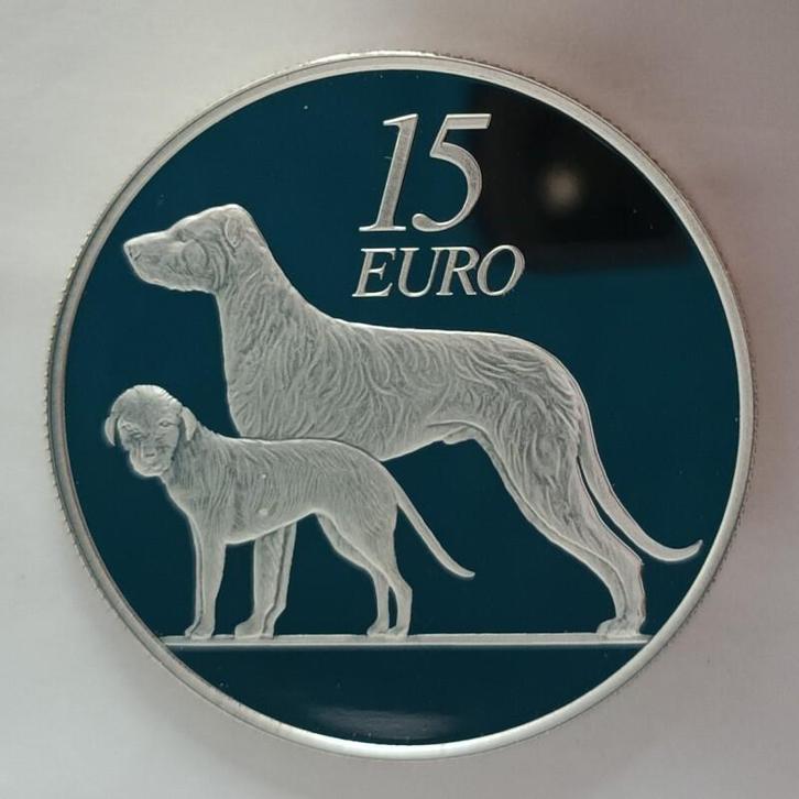 Irlande Irland 15 Euro 2012 Hund Harfe, Postzegels en Munten, Munten | Europa | Euromunten, Verzenden