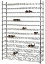 Wijnrek Verchroomd 166 Flessen | Clemence, Verzenden, Nieuw in verpakking