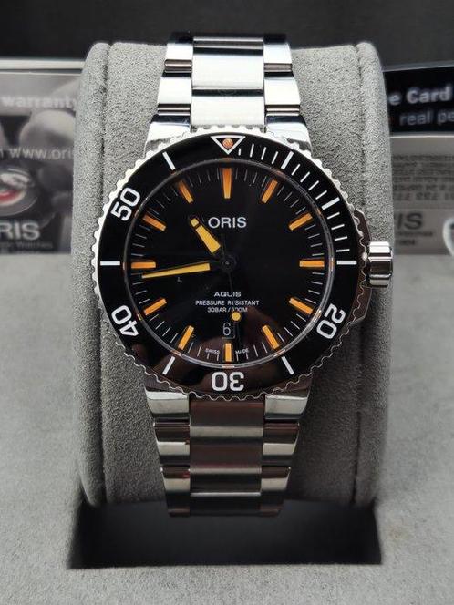 Oris - Aquis Date - Zonder Minimumprijs - 01 733 7730, Sieraden, Tassen en Uiterlijk, Horloges | Heren