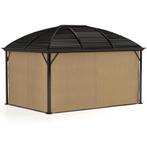 TRUUSK Paviljoen Met Hardtop, 4x3 M Waterdicht Stabiel Winte, Tuin en Terras, Verzenden, Nieuw