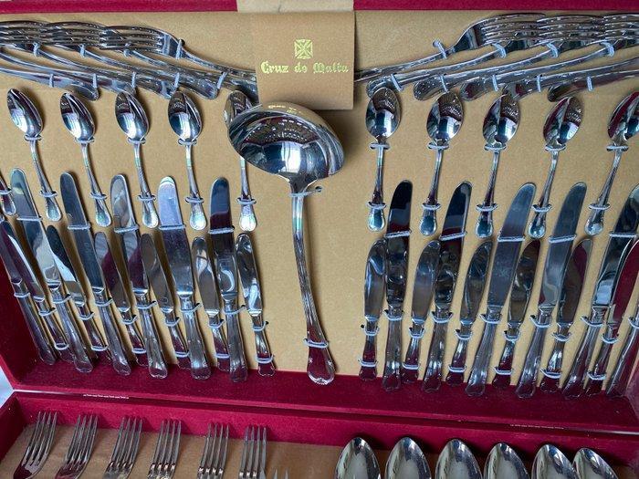Cruz de Malta  - Bestekset voor 12 personen - 83 stukken, Antiek en Kunst, Antiek | Meubels | Tafels