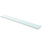 vidaXL Wandschap transparant 110x15 cm glas, Huis en Inrichting, Woonaccessoires | Wandplanken en Boekenplanken, Verzenden, Nieuw