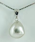 Zonder minimumprijs - Hanger - 18 karaat Witgoud Parel -