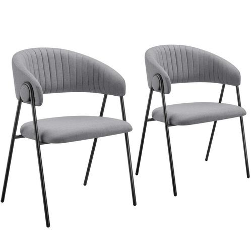 Eetkamerstoel Bedano, gestoffeerd, geweven stof, 150 kg - gr, Huis en Inrichting, Stoelen, Verzenden