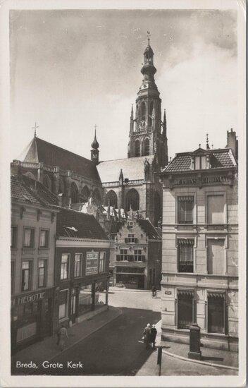 BREDA - Grote Kerk, Verzamelen, Ansichtkaarten | Nederland, Verzenden