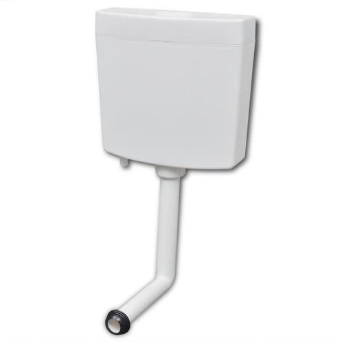 vidaXL Toiletstortbak met watertoevoer onderin 3/6 L wit, Doe-het-zelf en Verbouw, Sanitair, Nieuw, Verzenden