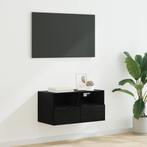 vidaXL TV Wandkast Zwart Eiken 60 x 30 x 30 cm Bewerkt hout, Huis en Inrichting, Kasten | Televisiemeubels, Verzenden, Nieuw, 50 tot 100 cm