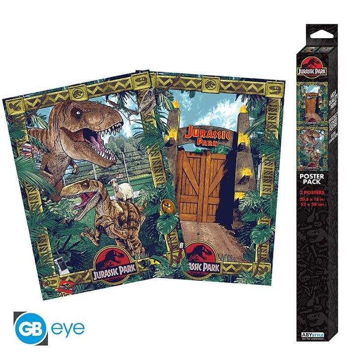 ABYstyle Jurassic Park 2 Chibi Poster Set-Gates &, Verzamelen, Posters, Nieuw, Ophalen of Verzenden