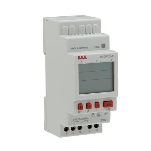 BEG NFC Schakelklok 1 kanaal TS-DW-2-NFC - 93152, Doe-het-zelf en Verbouw, Elektra en Kabels, Overige typen, Nieuw, Verzenden