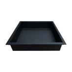 Sani Royal Inbouwnis 30x30x7 cm RVS Mat Zwart, Doe-het-zelf en Verbouw, Sanitair, Nieuw