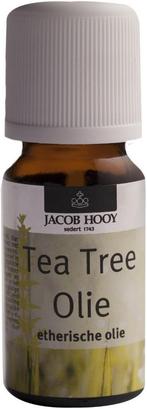 JACOB HOOY TEA TREE OLIE ETHERISCHE OLIE FLES 10 ML, Verzenden, Nieuw