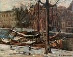 Barend Hendrik ter Weeme (1880-1956) - Damrak Amsterdam, Antiek en Kunst