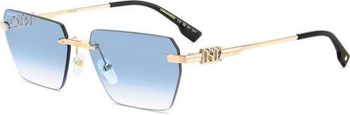 Dsquared2 Heren Zonnebril D2 0102/S Ovaal Metaal Heren Zonne, Sieraden, Tassen en Uiterlijk, Zonnebrillen en Brillen | Dames, Nieuw