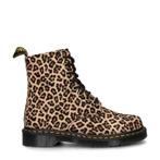Dr. Martens 1460 Pascal Leopard veterboots voor dames, Bruin, Verzenden, Lage of Enkellaarzen, Nieuw