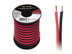 Luidsprekerkabel 2 x 1.50 mm zwart/rood op rol 25 meter, Audio, Tv en Foto, Ophalen of Verzenden, Nieuw