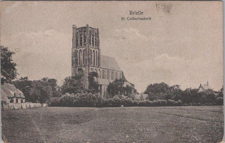 BRIELLE - St. Catharinakerk, Verzamelen, Ansichtkaarten | Nederland, Verzenden