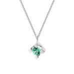 Zonder Minimumprijs - Ketting met hanger - 18 karaat Witgoud, Sieraden, Tassen en Uiterlijk, Antieke sieraden