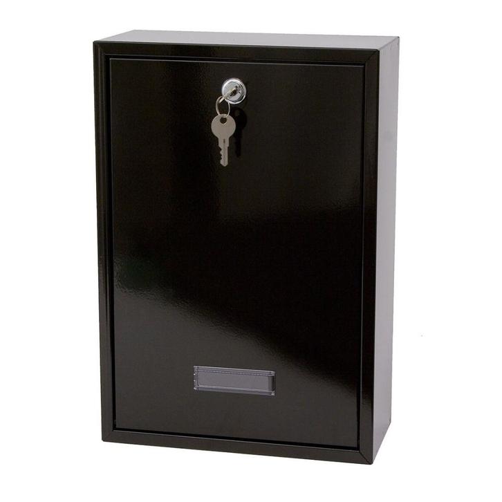 G2 Forth postopvangbak smal staal - zwart, Tuin en Terras, Brievenbussen, Nieuw, Verzenden