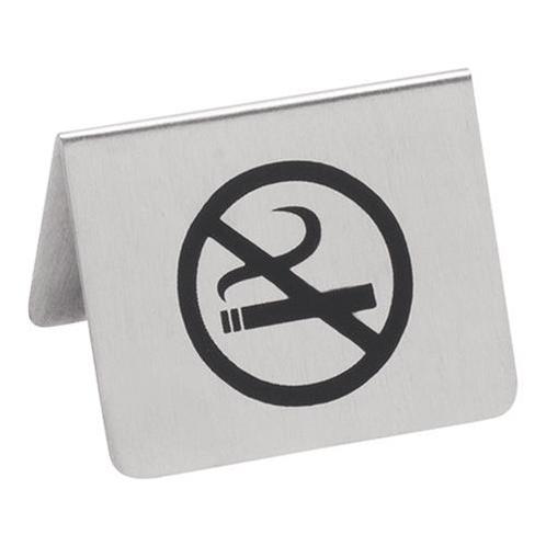 Tafelbordje | No Smoking | RVS | 2-zijdig | 55x45(h)mm EMGA, Zakelijke goederen, Horeca | Keukenapparatuur, Nieuw in verpakking