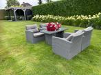 Zeer leuke tuinset met hoge tafel, Tuin en Terras, Tuinsets en Loungesets, 5 zitplaatsen, Zo goed als nieuw, Wicker, Tuinset